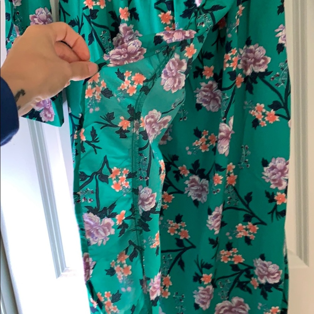 ASOS Influence Floral print wrap dress - Picture 8 of 10